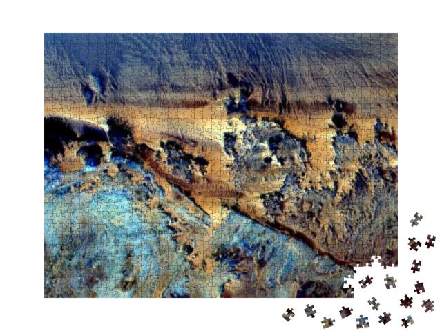 Magical Cliffs, Abstract Photography of the Deserts of Af... Jigsaw Puzzle with 1000 pieces