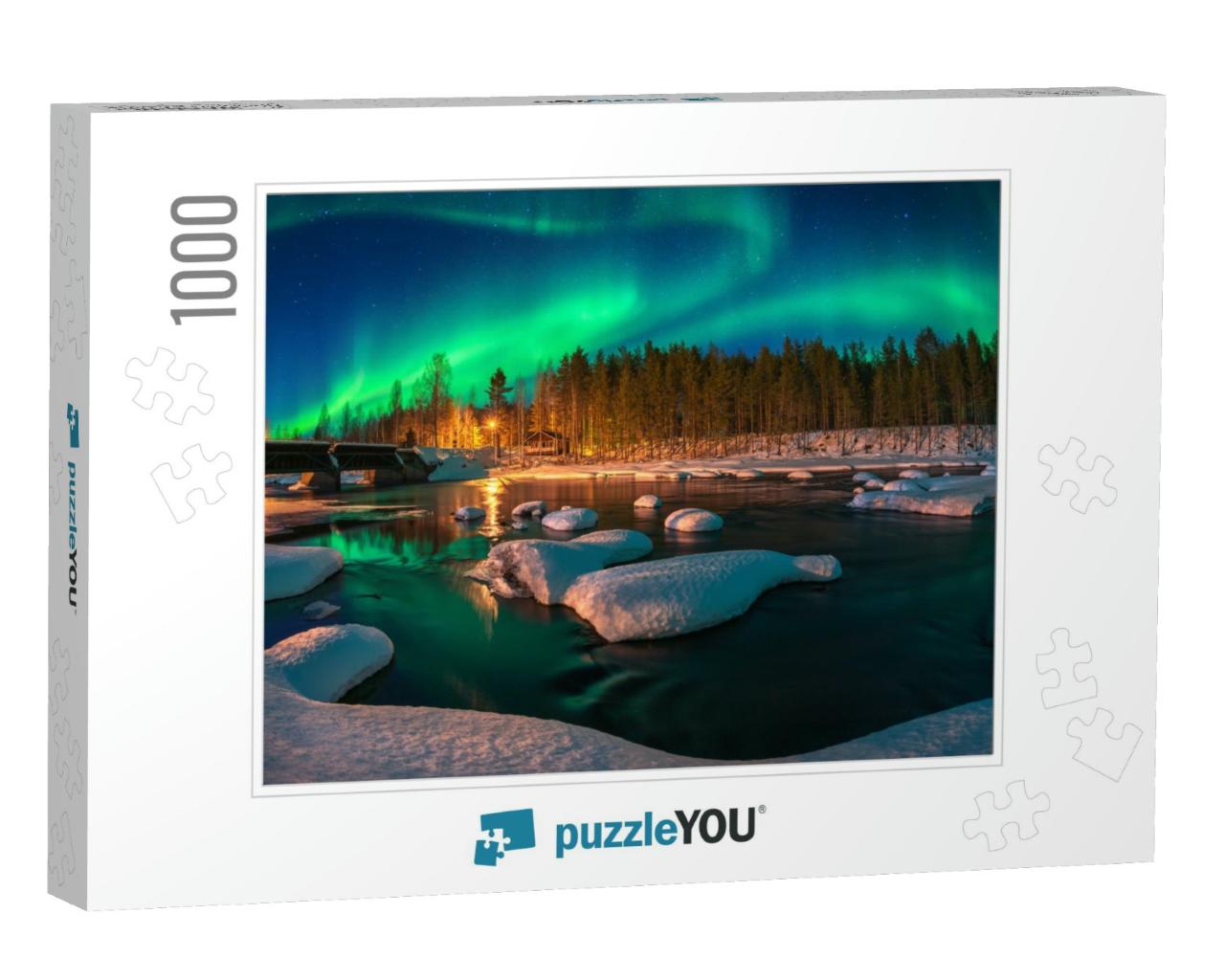 Aurora Borealis Northern Lights... Jigsaw Puzzle with 1000 pieces