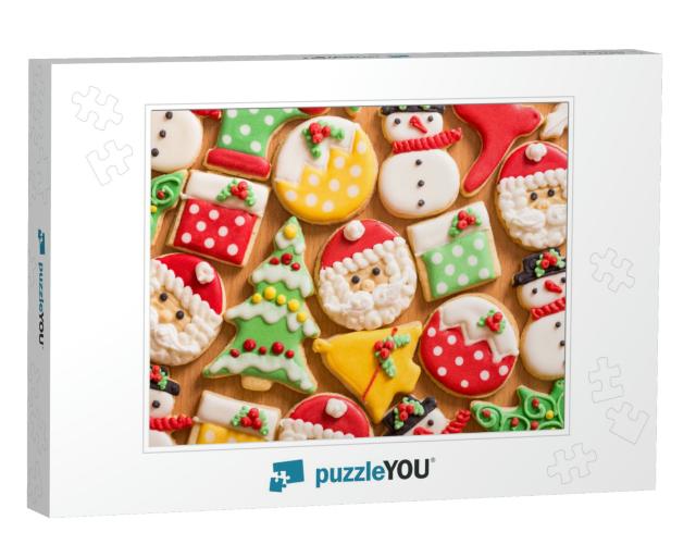 Gingerbread Cookies, Christmas Cookies, Homemade... Jigsaw Puzzle