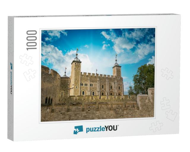 Tower of London - Autumn Sunset Colors - Uk... Jigsaw Puzzle with 1000 pieces