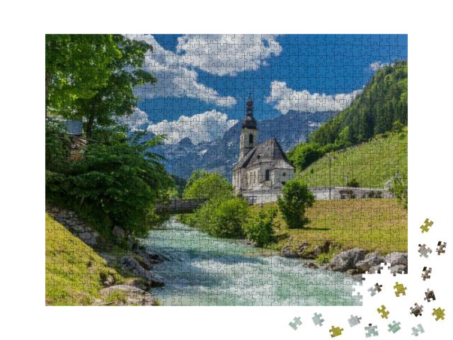 Beautiful Exploration Tour Along the Berchtesgaden Alpine... Jigsaw Puzzle with 1000 pieces