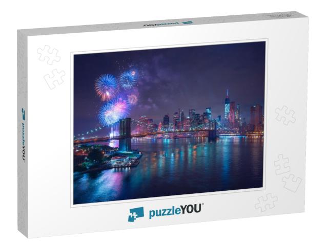 4th of July Fireworks in New-York... Jigsaw Puzzle