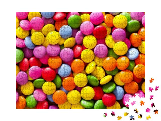Sweet Color Candy... Jigsaw Puzzle with 1000 pieces