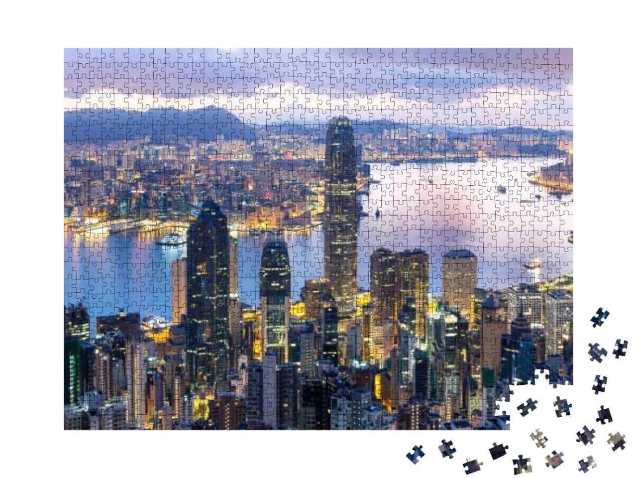 Hong Kong Sunrise... Jigsaw Puzzle with 1000 pieces