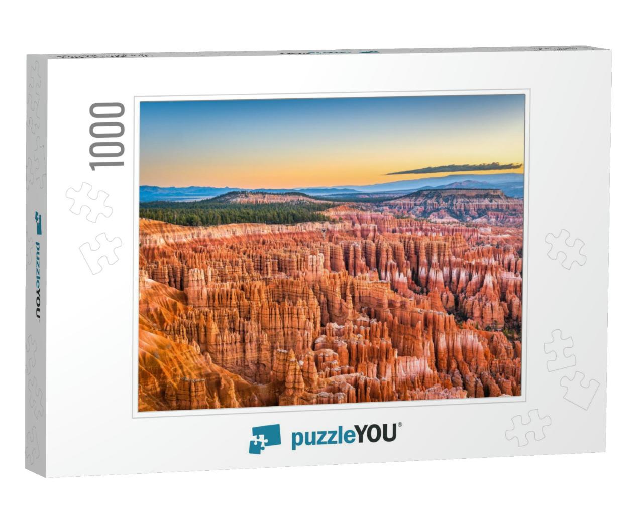 Bryce Canyon National Park, Utah, USA At Dawn... Jigsaw Puzzle with 1000 pieces