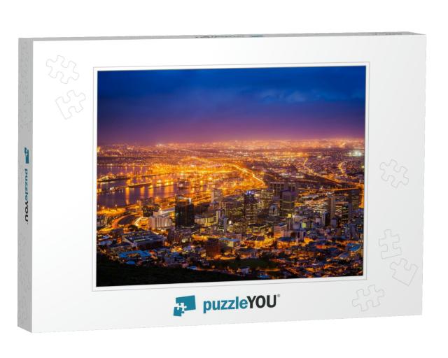 View of Cape Town At Dawn, South Africa... Jigsaw Puzzle