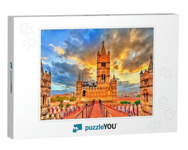 Palermo Cathedral, a UNESCO World Heritage Site in Sicily... Jigsaw Puzzle